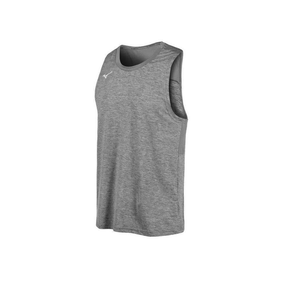 Mens Mizuno Alpha Tank Top Grey Philippines (VQKHWR837)